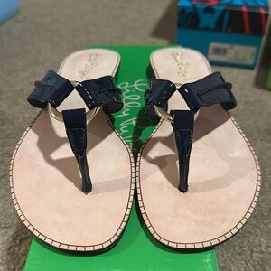 Lilly Pulitzer McKim Sandal - True Navy